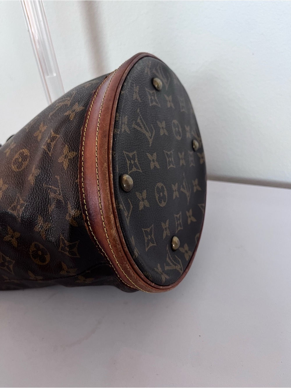 LOUIS VUITTON MONOGRAM PM BUCKET BAG - Picture 12 of 14